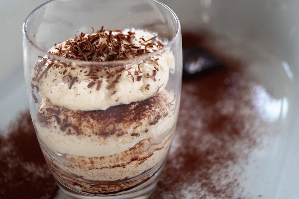 Tiramisu, Mousse, Dessert image.