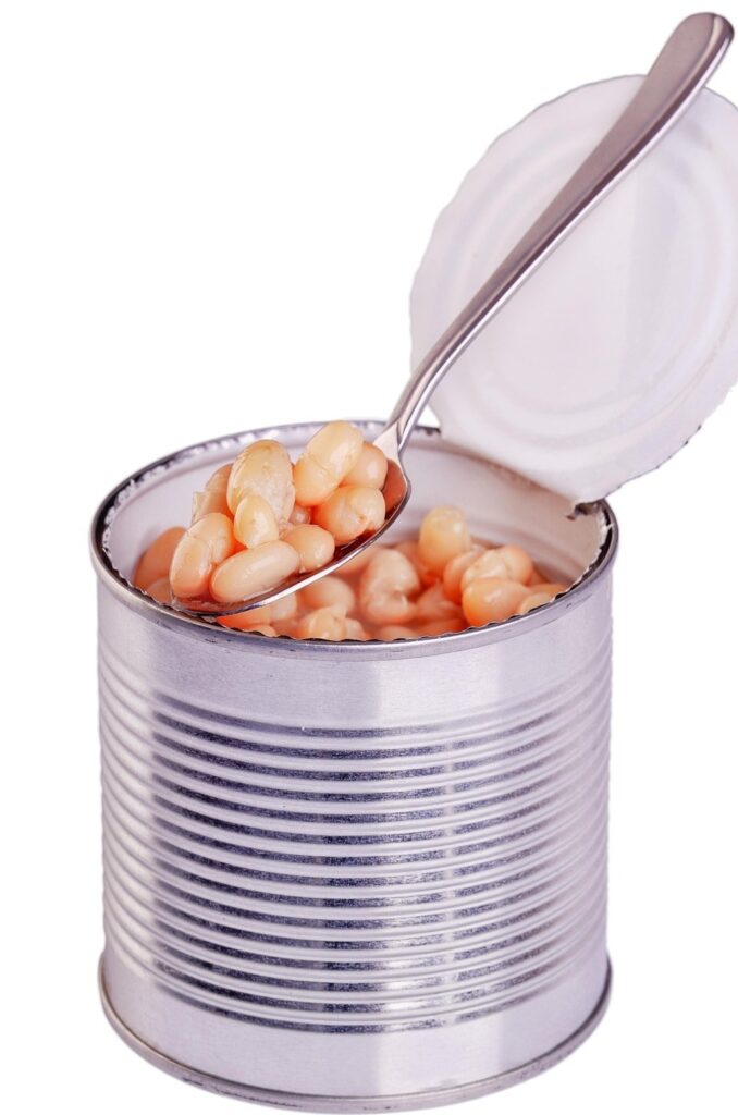 Vegetarian, White, Canned beans image.