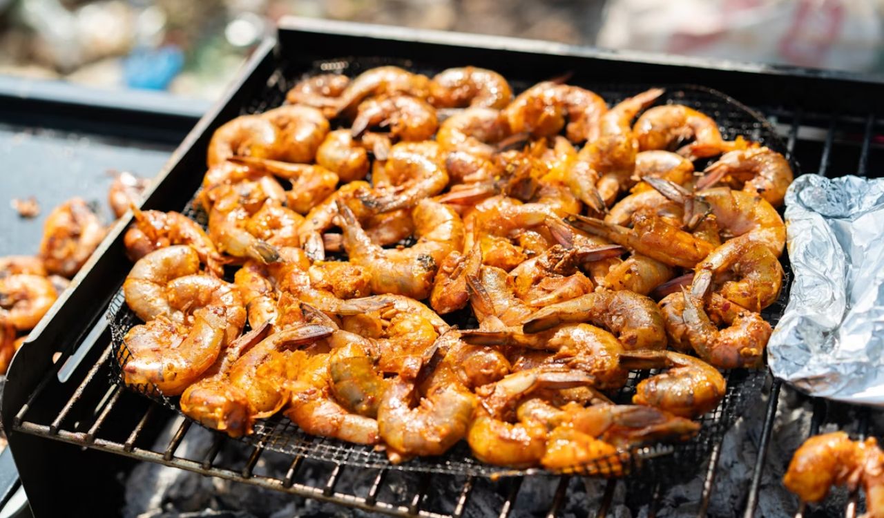 Grilled shrimp