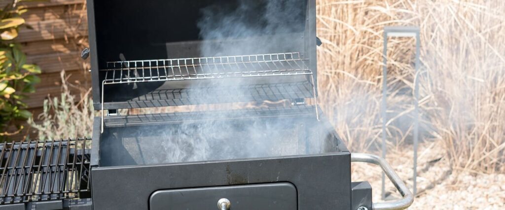 Hot Empty Charcoal BBQ Grill