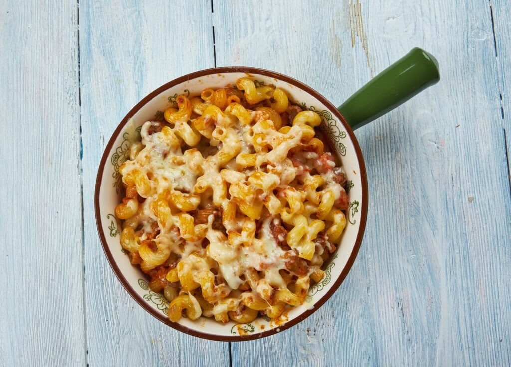 Cheesy Beef Chili Mac
