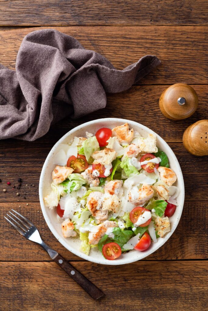 Chicken Caesar Pasta Salad