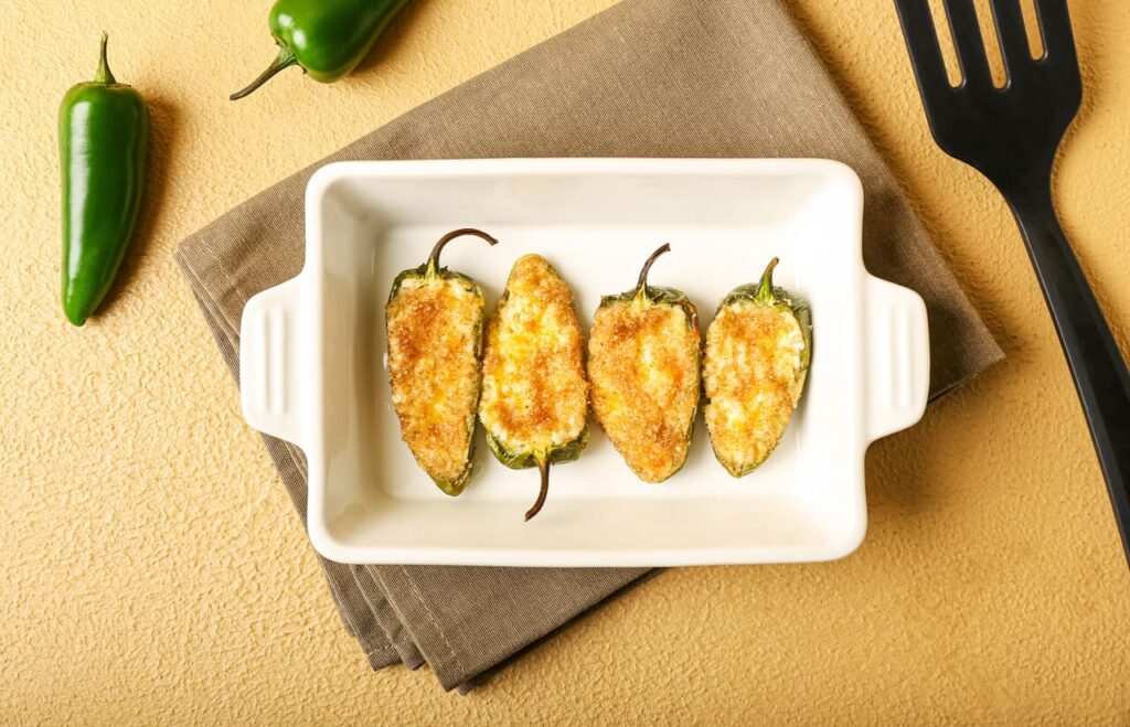 Cheese-Stuffed Jalapeño Poppers