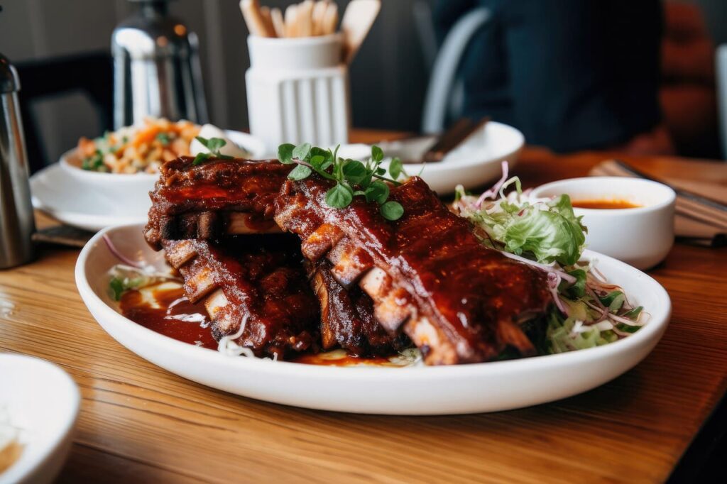 Bourbon Glazed Ribs