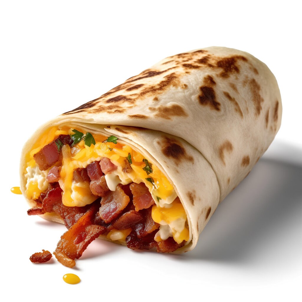 Bacon Breakfast Burritos