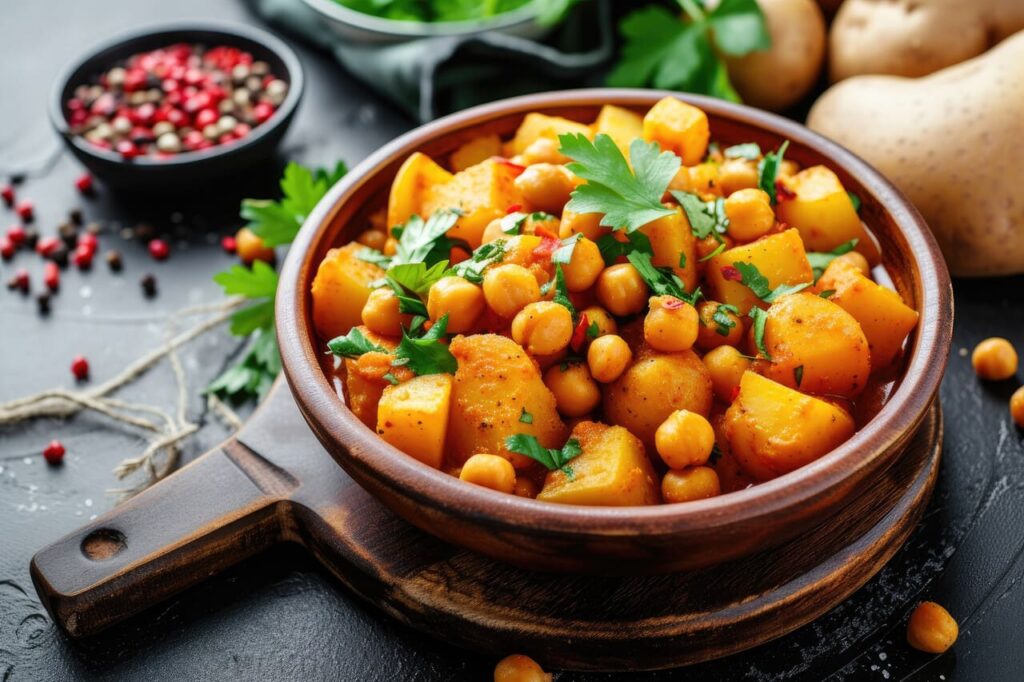 Chickpea and Sweet Potato Curry