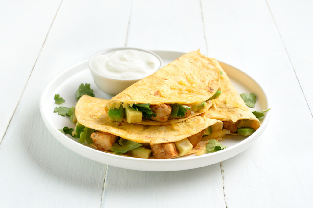 Turkey and Avocado Quesadillas