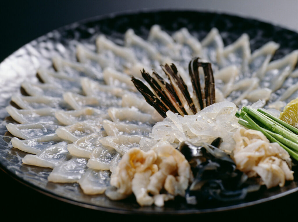 Fugu sashimi