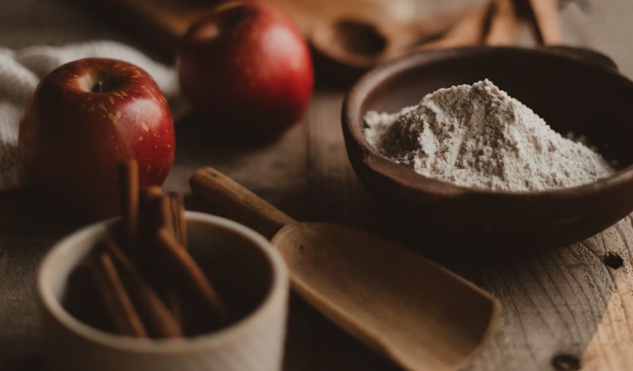 Apple and cinnamon