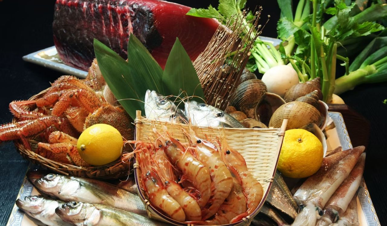 Assorted seafood
