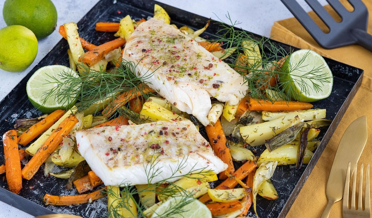 Baked cod