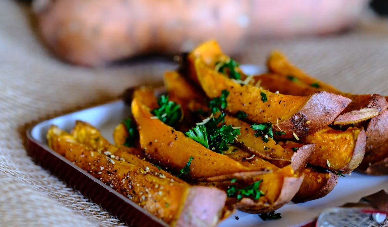 Baked sweet potato