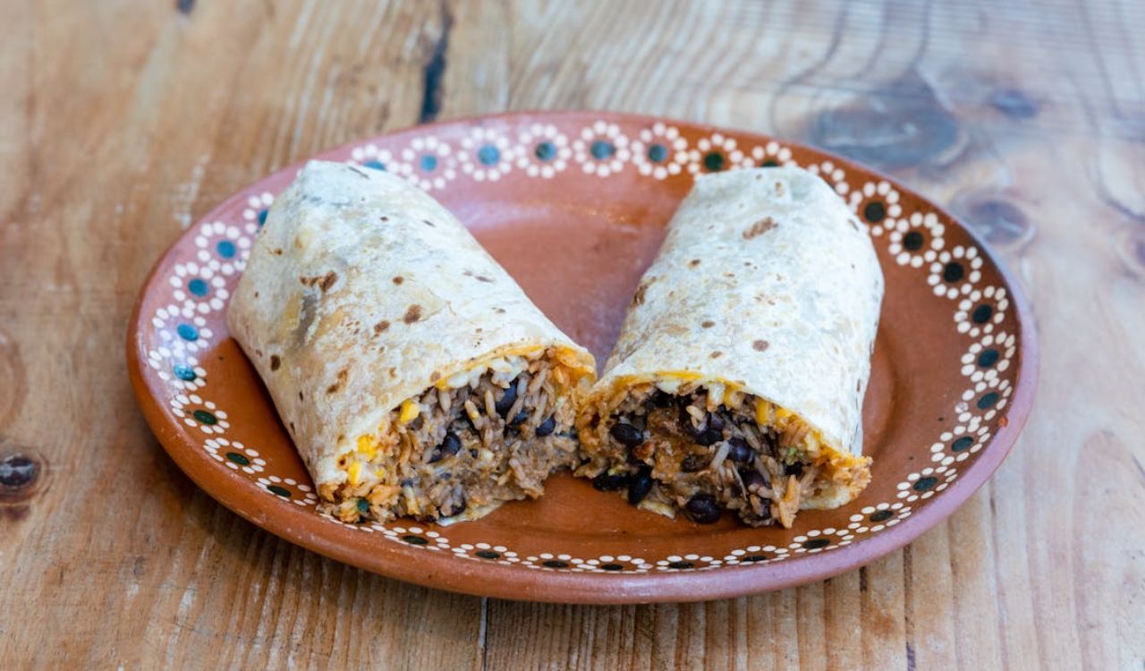 Black bean burrito
