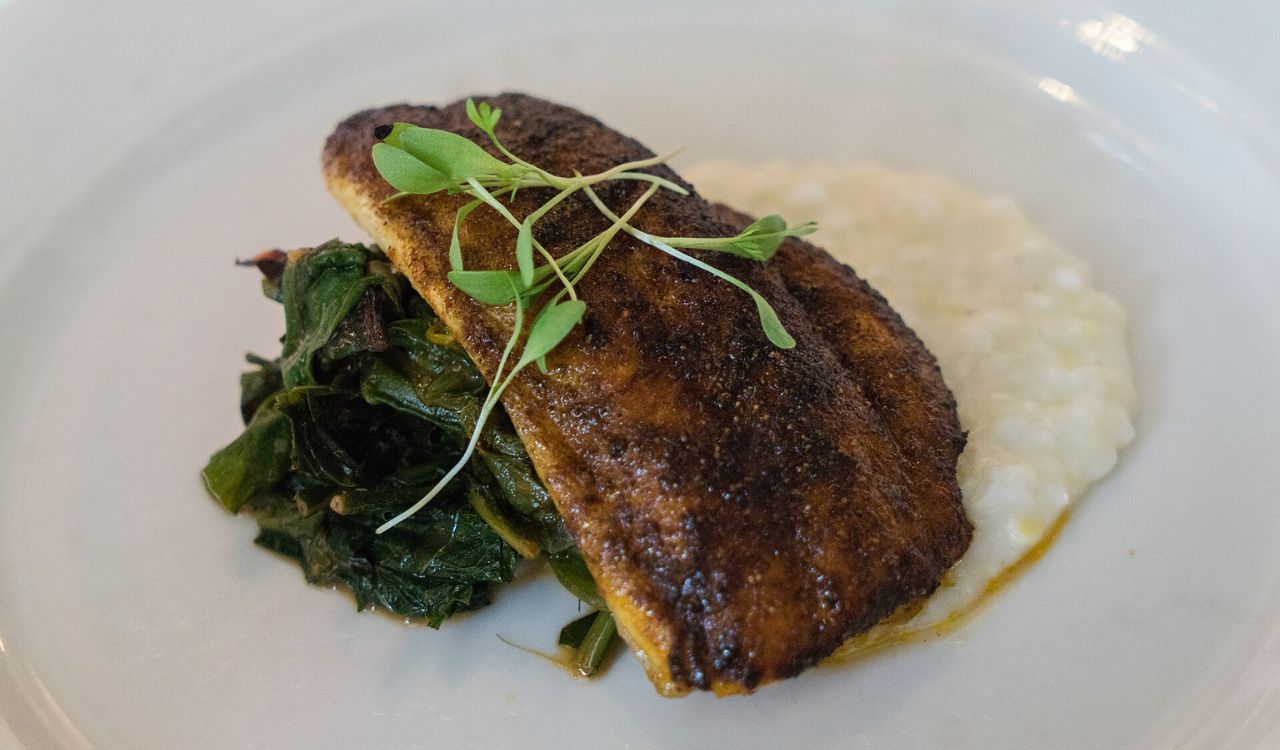 Blackened fish