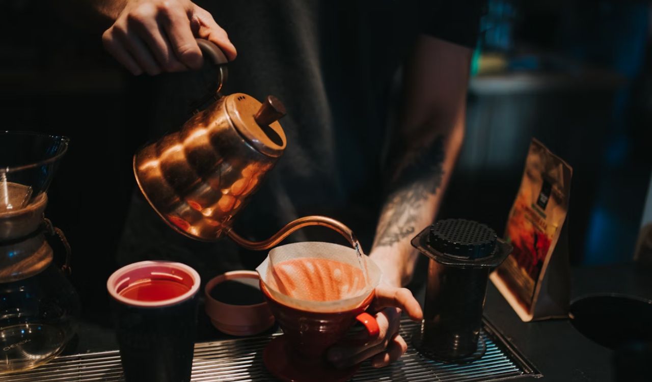 Brewing own coffee