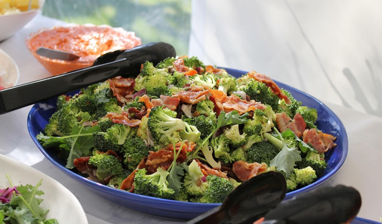 Broccoli salad with cranberries