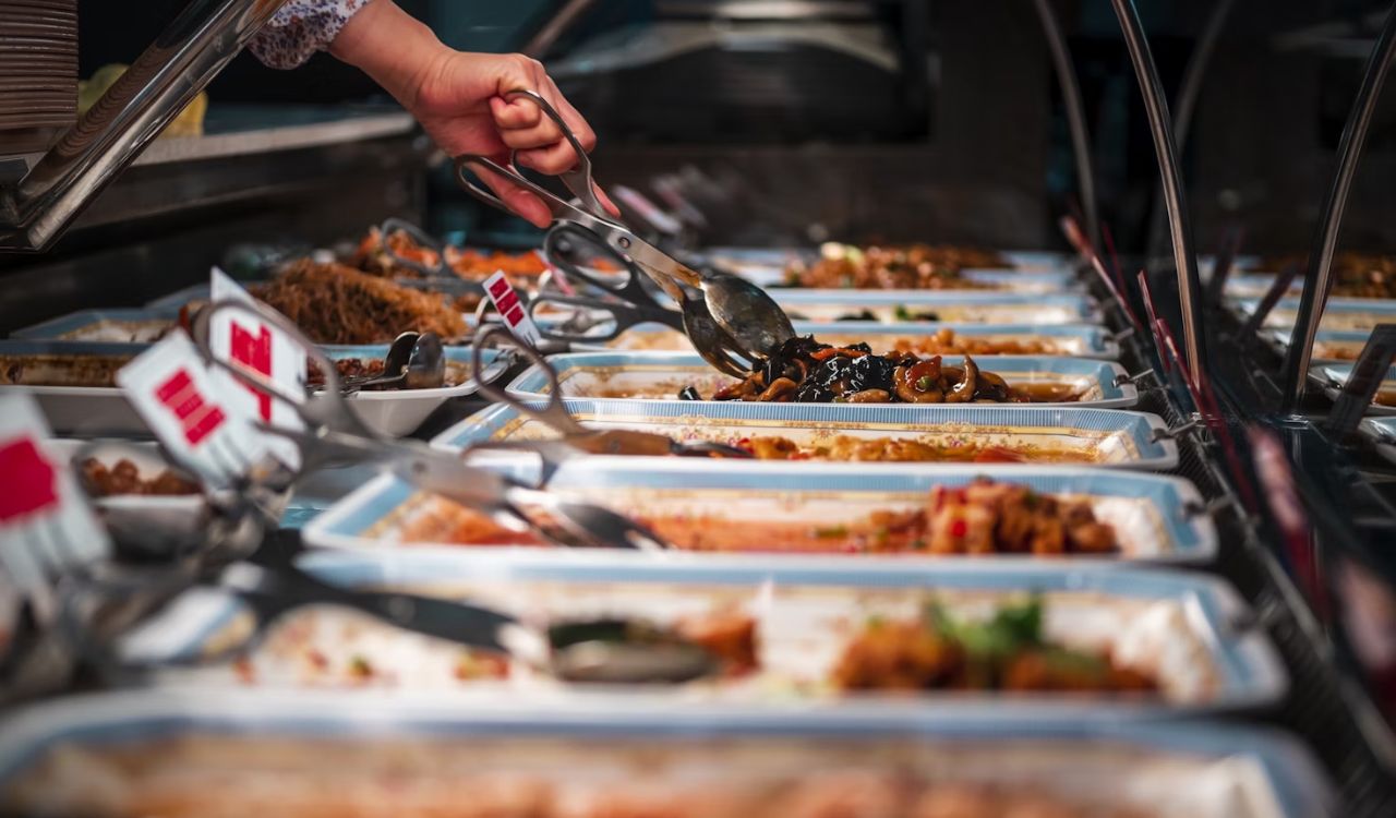 Buffet counter
