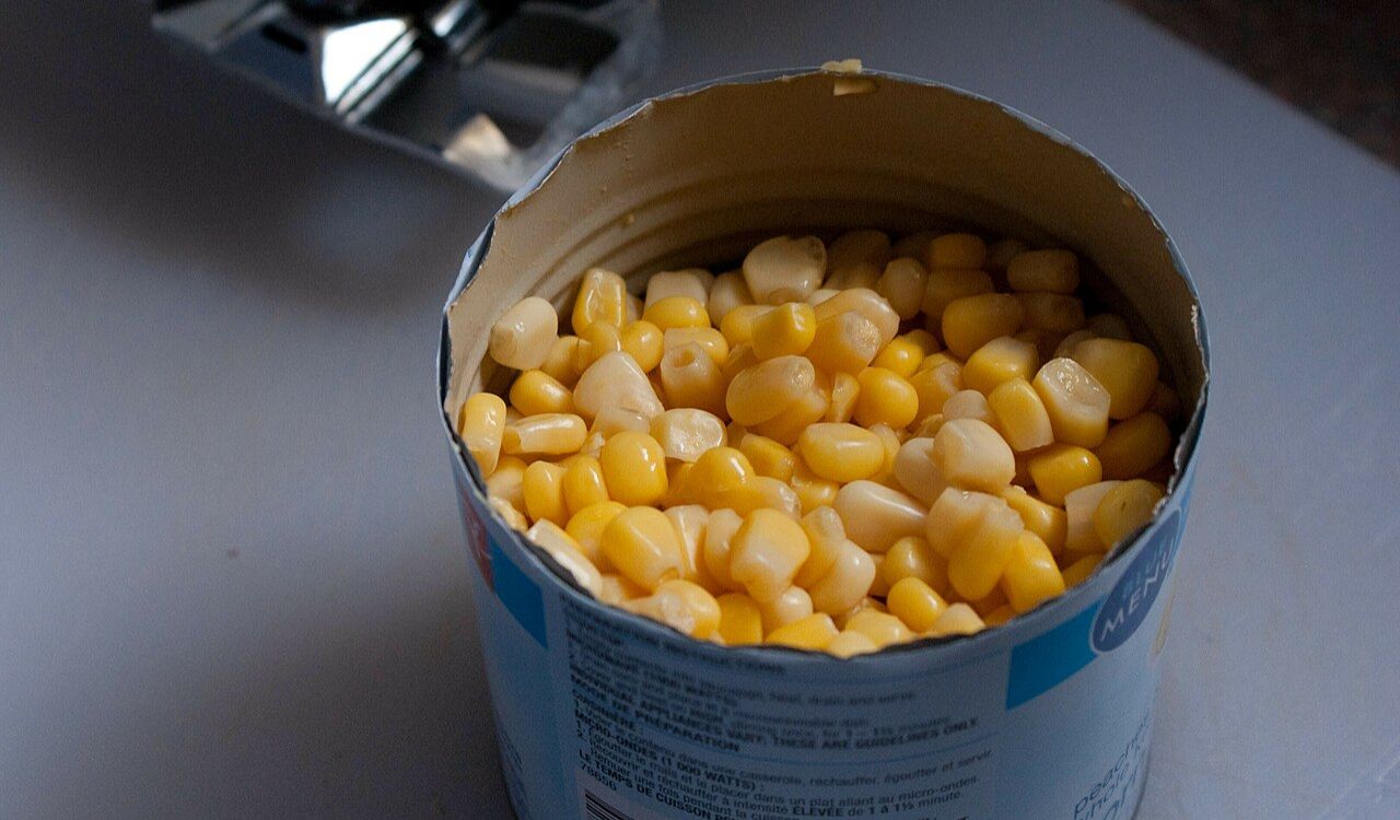 Canned corn
