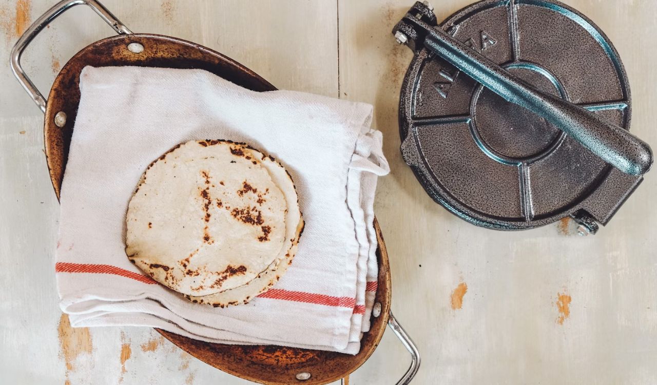 Charred tortilla
