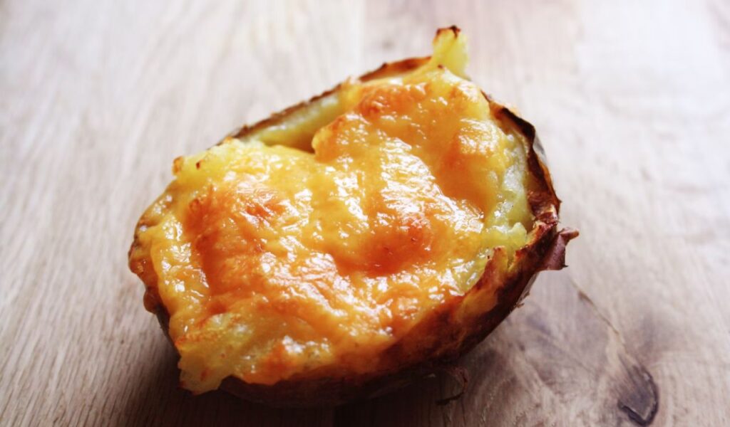 Cheesy baked potato