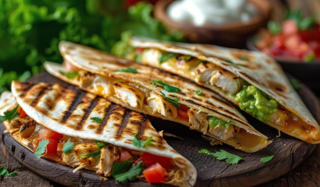 Chicken Quesadillas