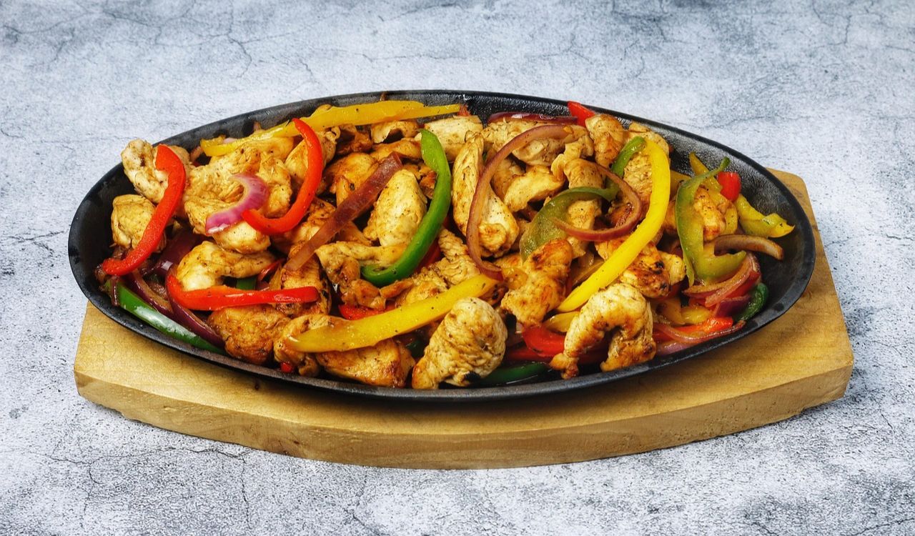 Chicken fajitas