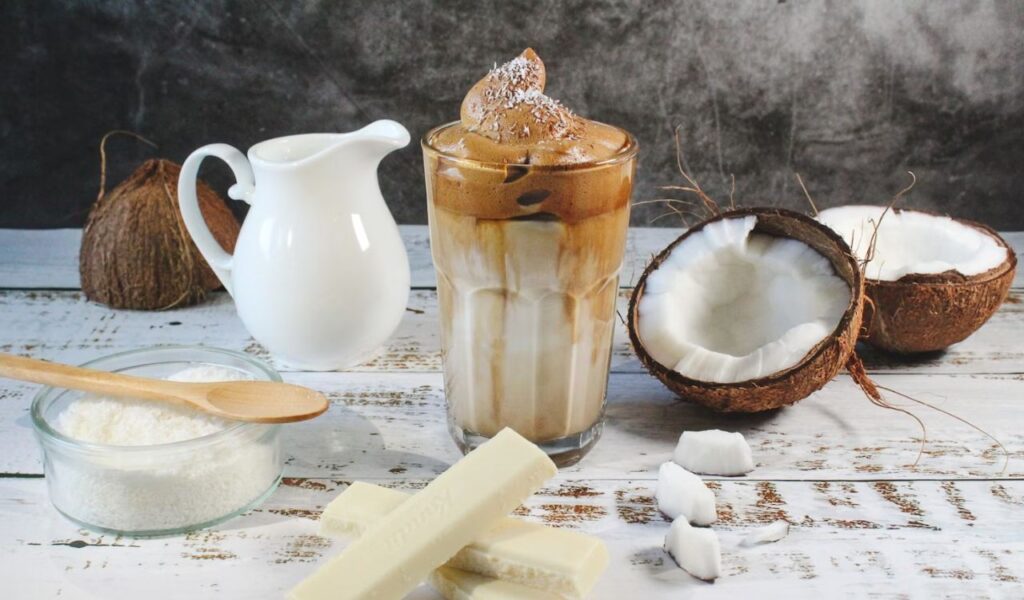 Coconut iced coffee