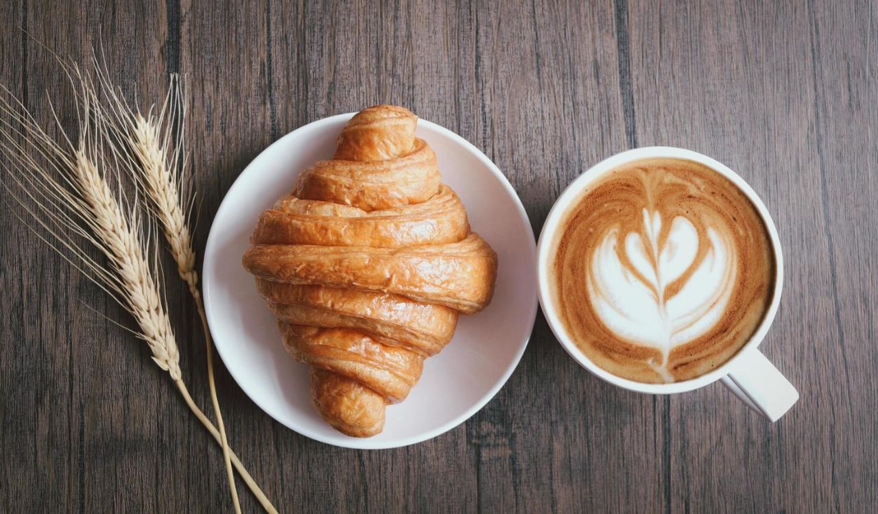 Coffee and pastry