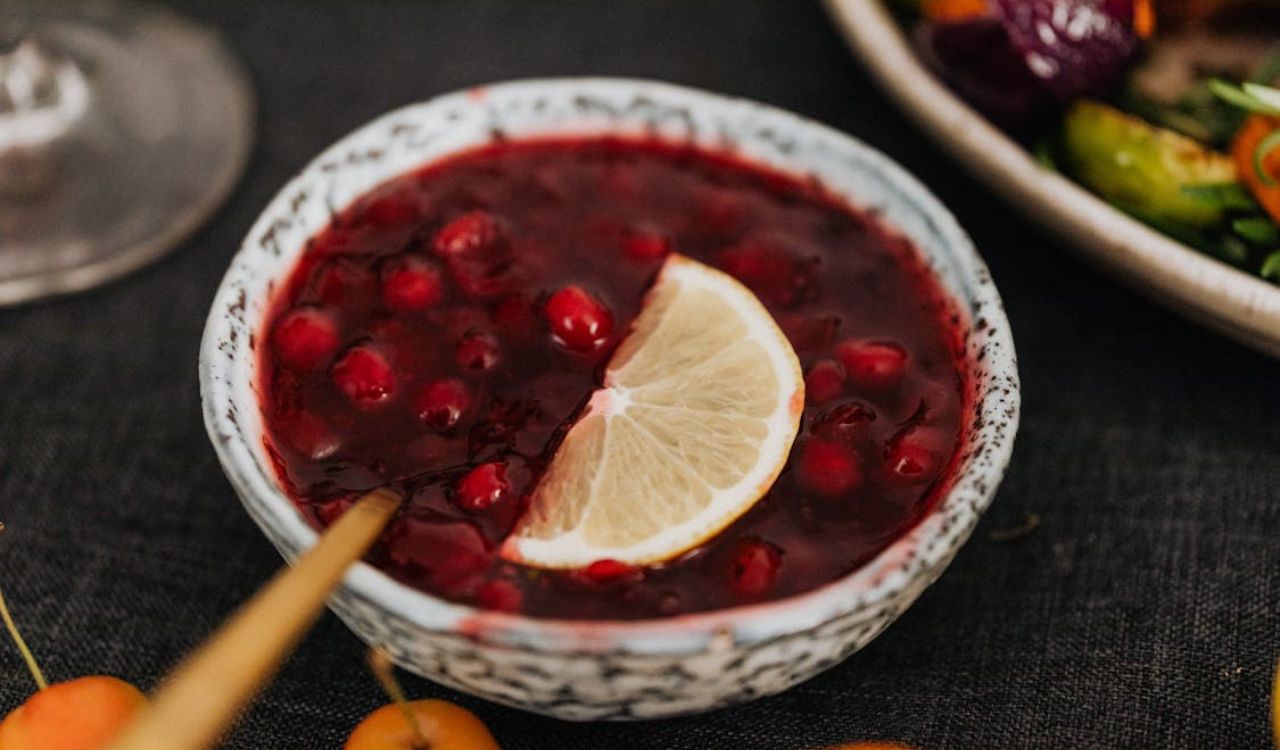 Cranberry sauce