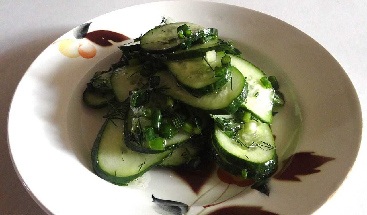 Cucumber and dill salad