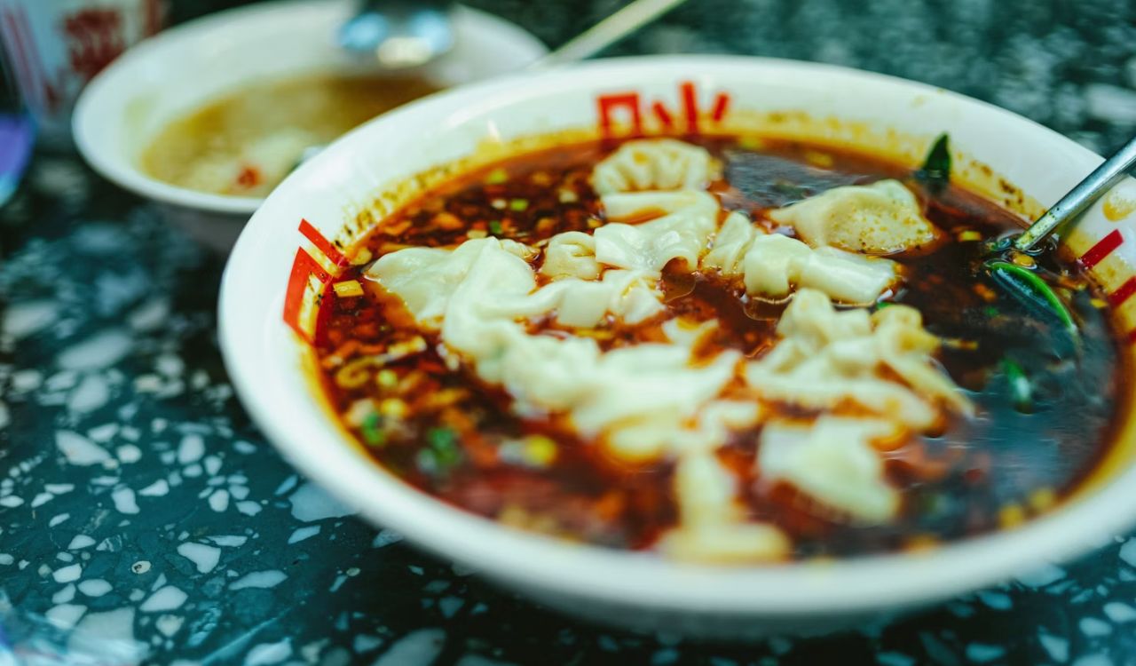 Dumplings with Chili