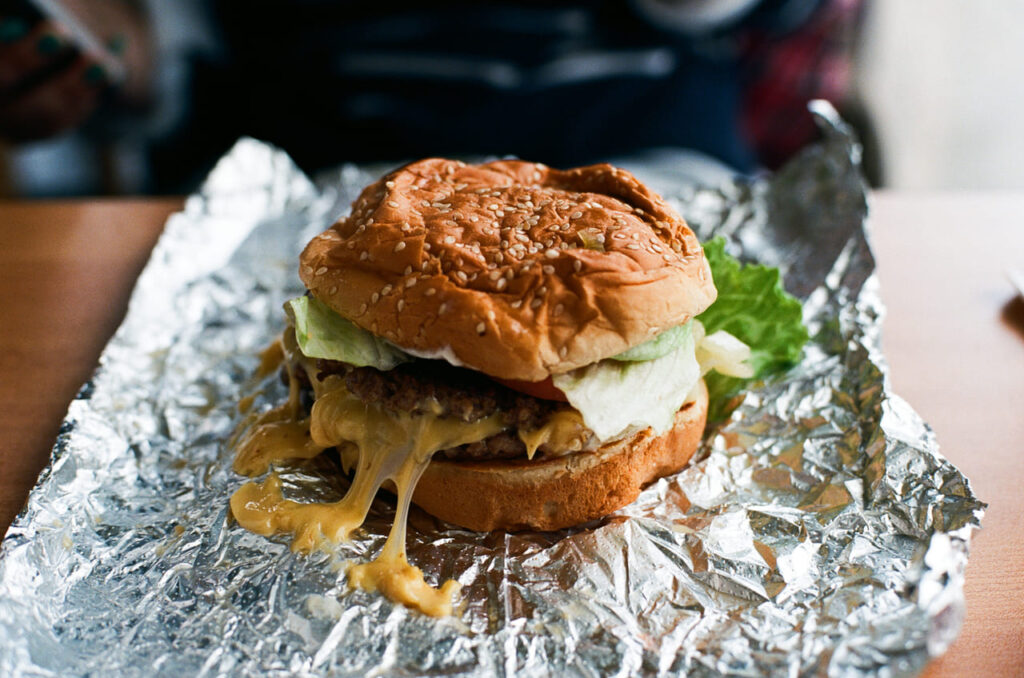 Five Guys Cheeseburger