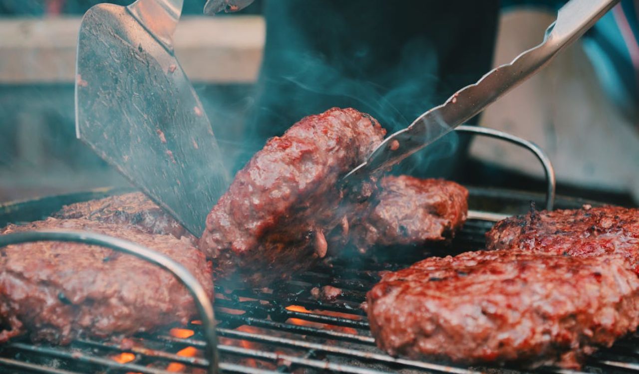 Flipping burgers
