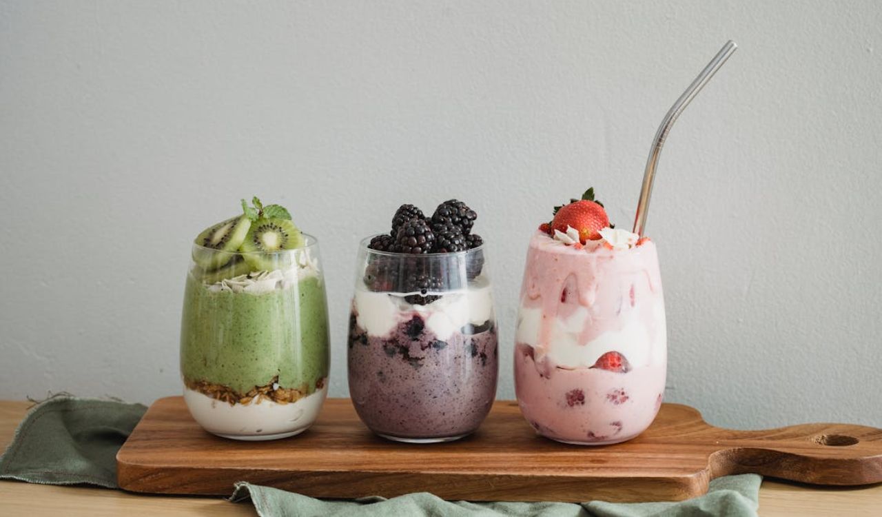 Fresh fruit smoothie