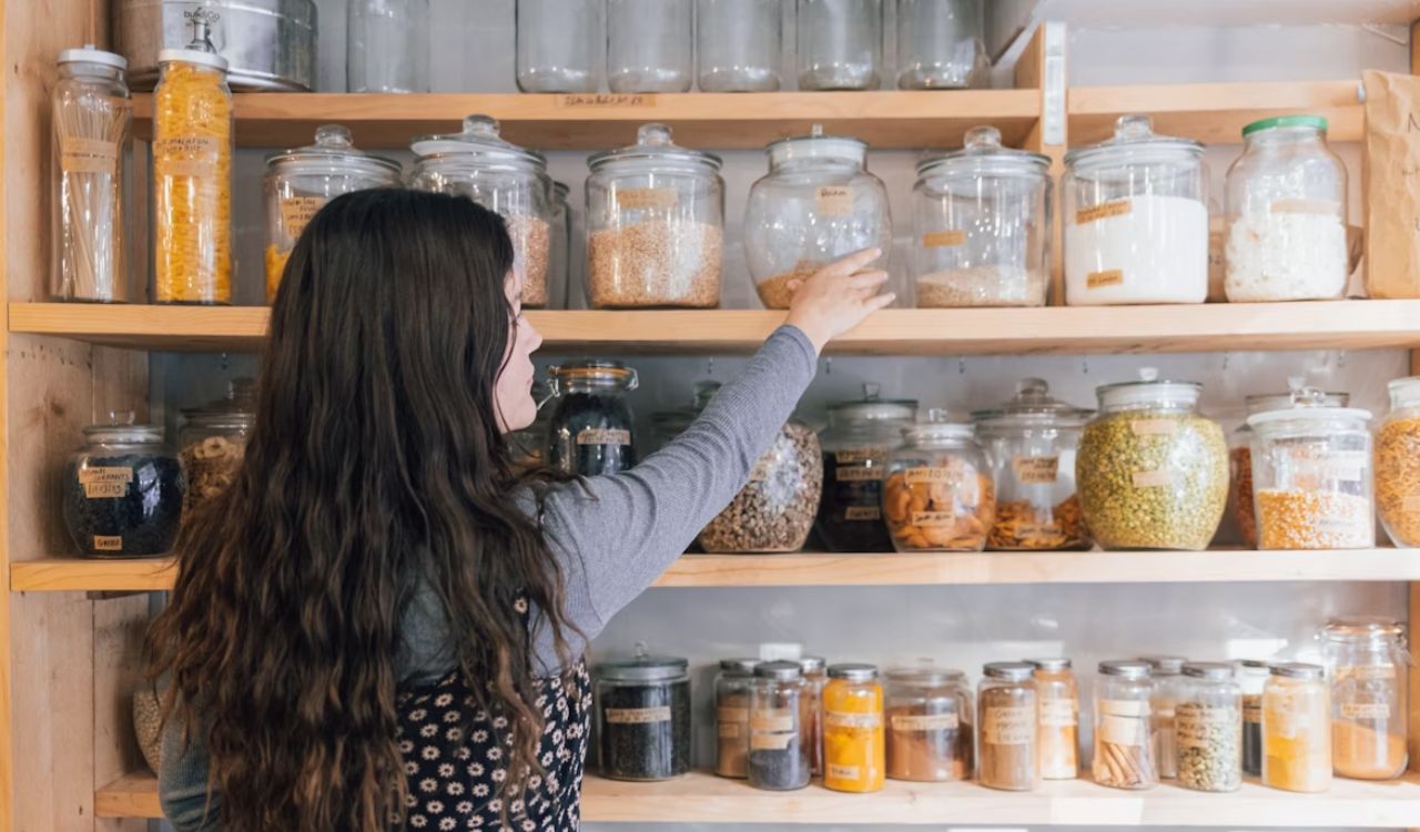 Full stocked pantry