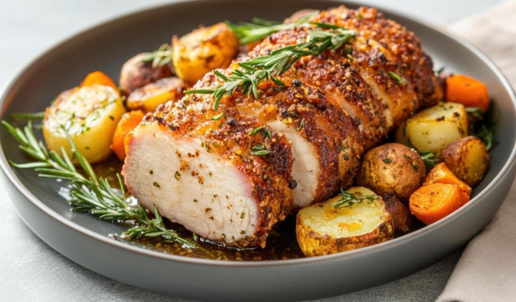 Garlic Butter Pork Tenderloin