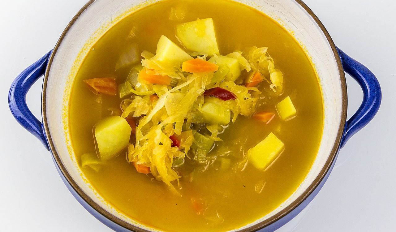 German Sauerkraut Soup
