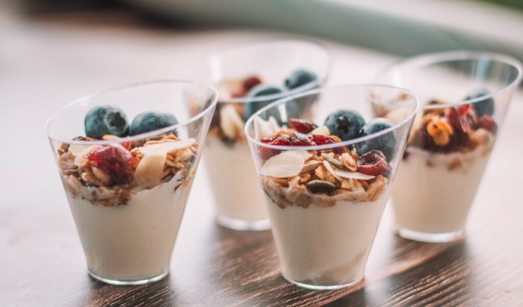 Greek yogurt parfait