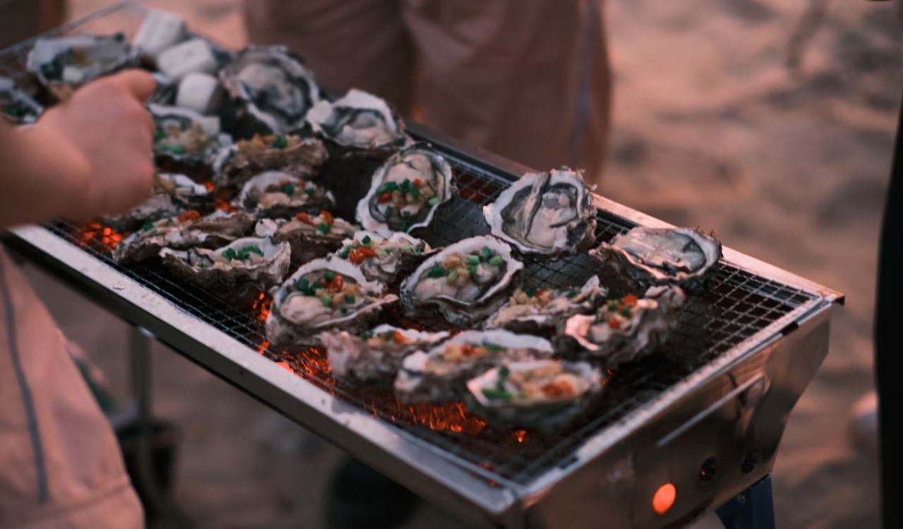 Grilled oyster
