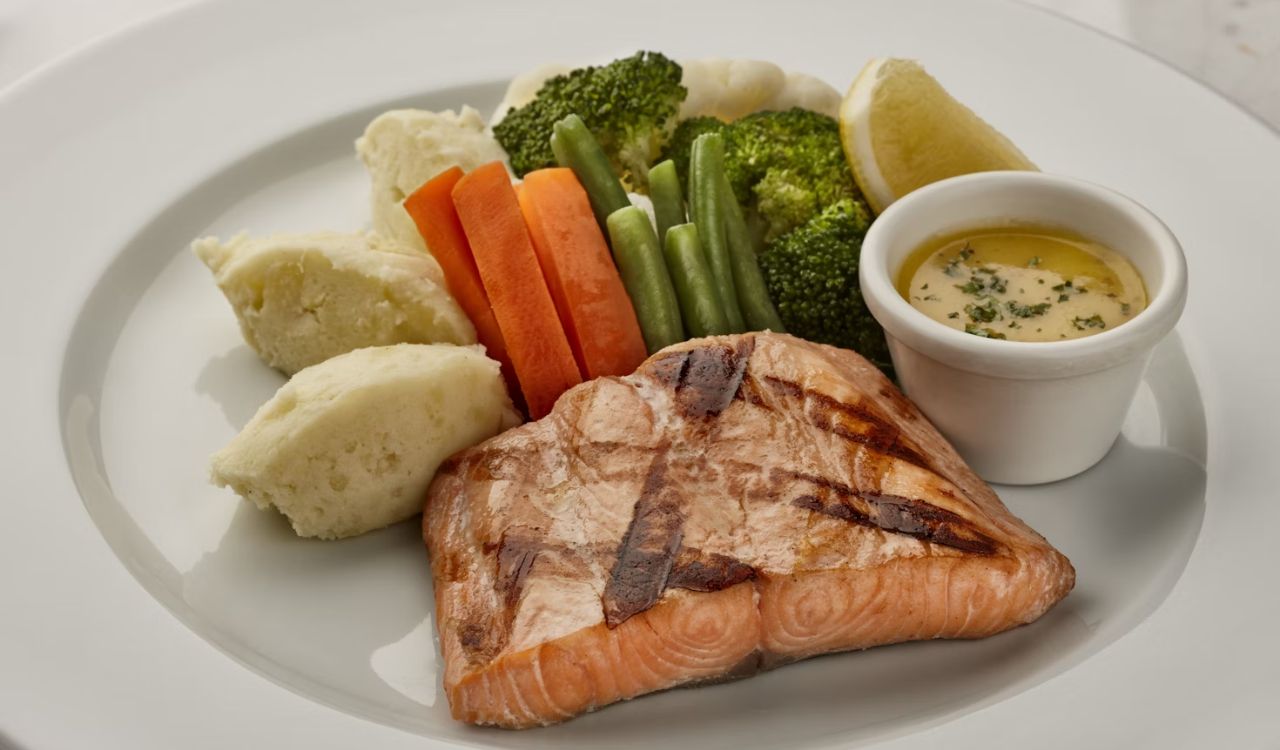 Grilled salmon