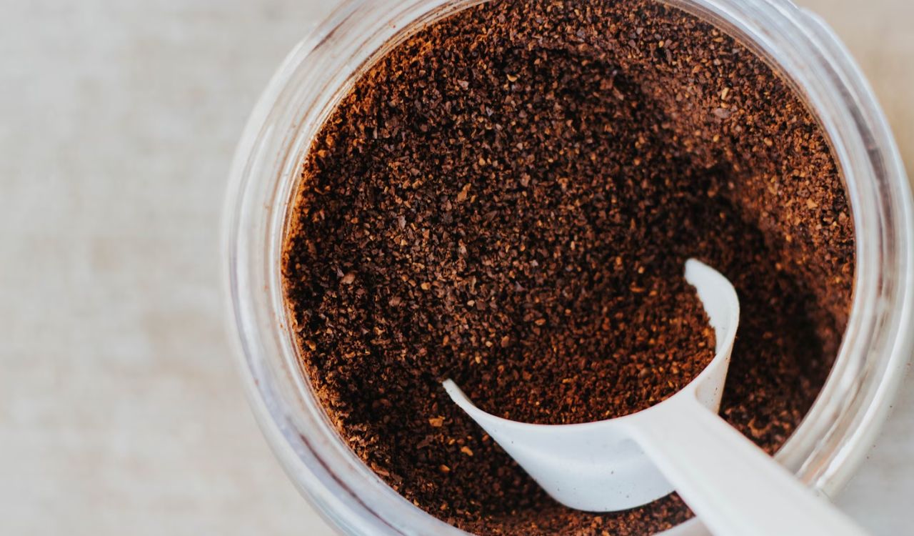 Ground coffee