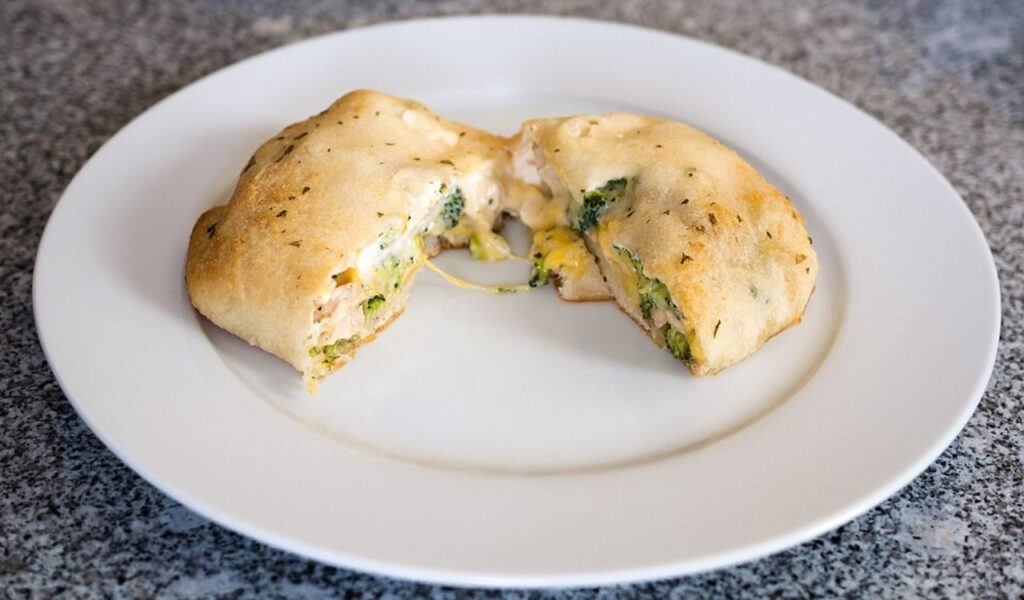 Homemade pizza pockets