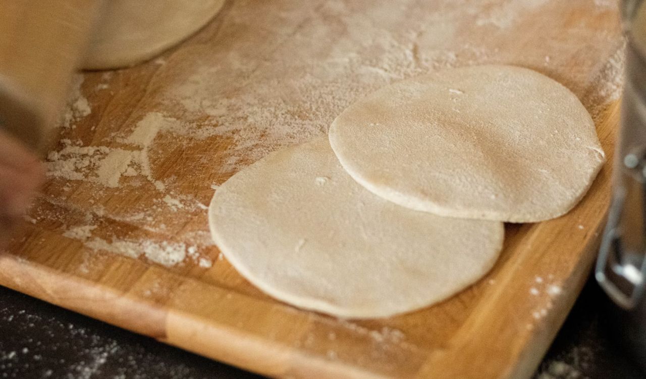 Homemade tortilla