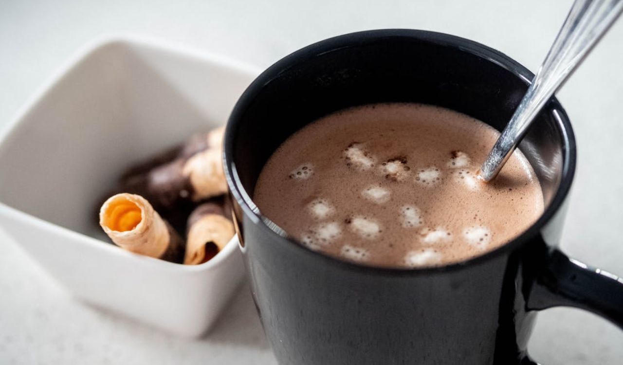 Hot chocolate with mallows
