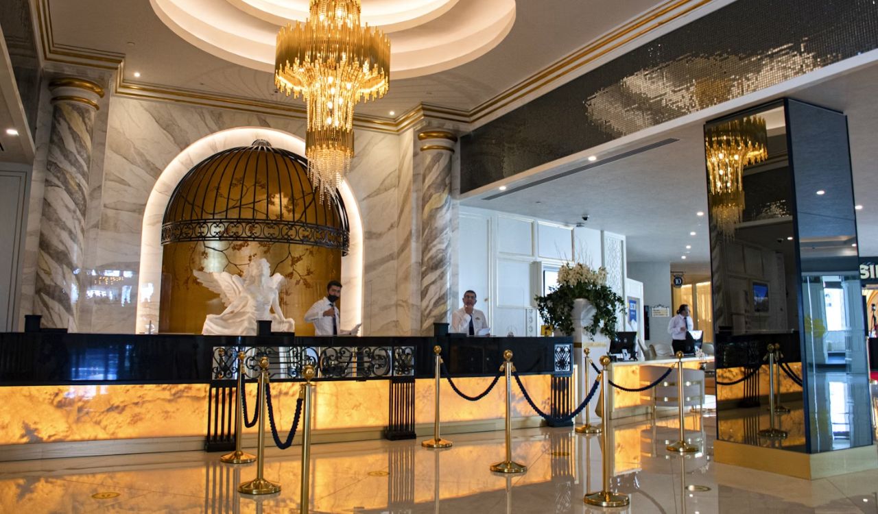 Hotel lobby