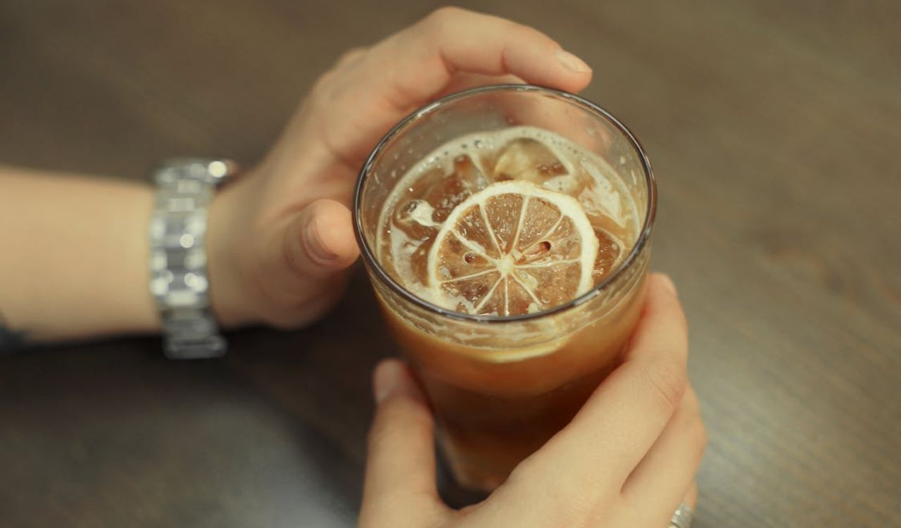Iced tea with citrus