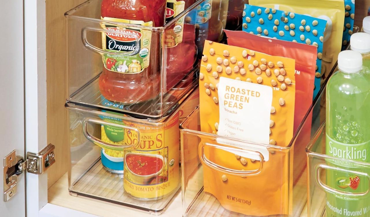 InterDesign iDesign stackable pantry bins