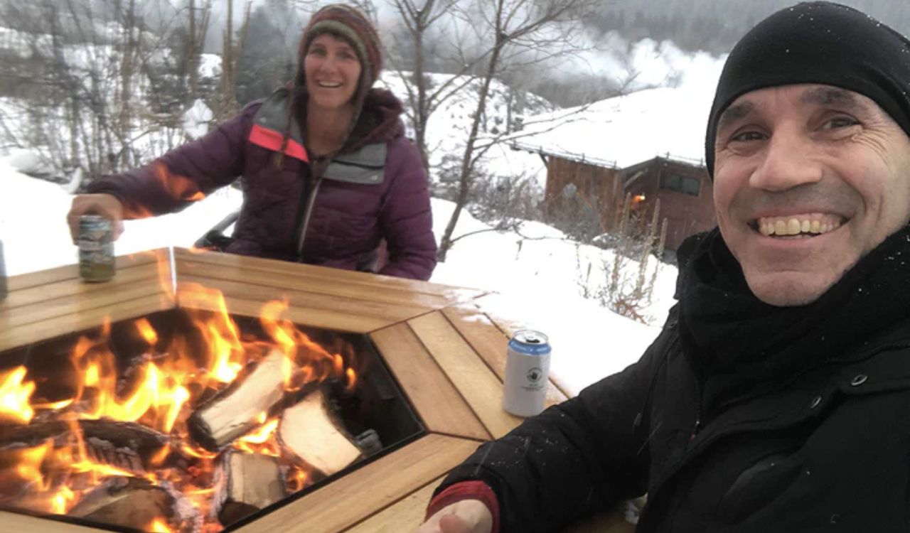 Jag grill outdoors