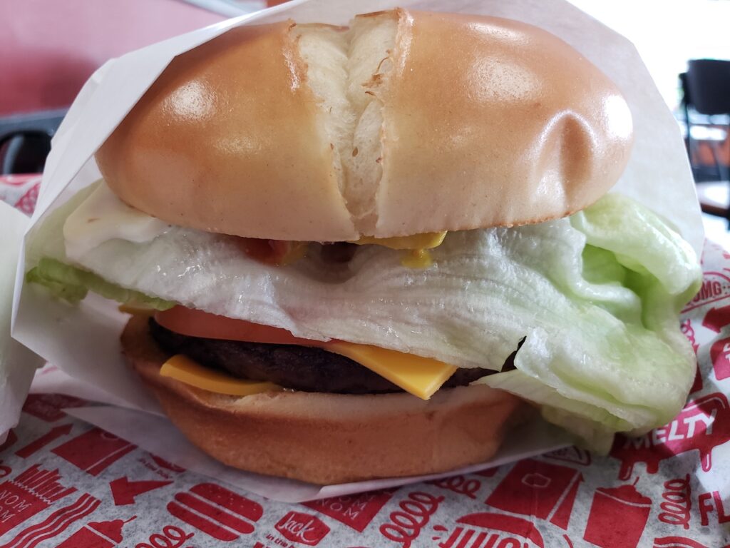 Jack in the Box Jumbo Jack Cheeseburger