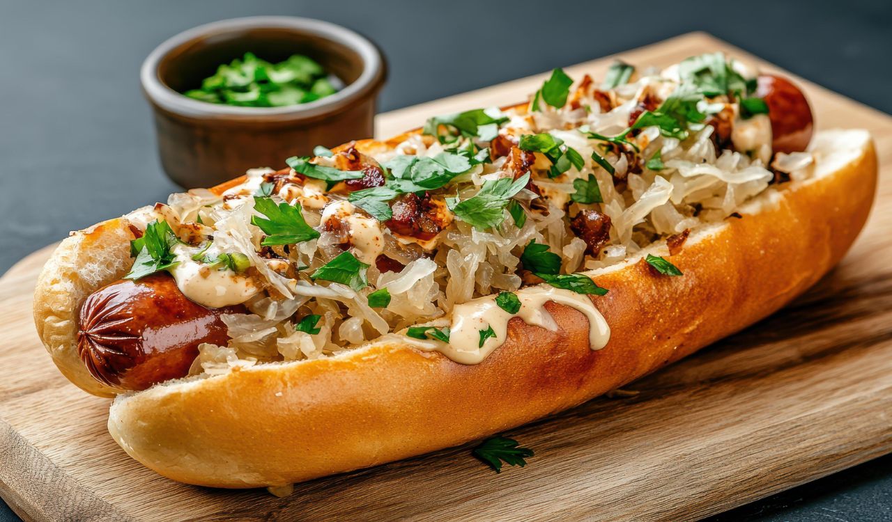 Kielbasa and Sauerkraut Sandwiches